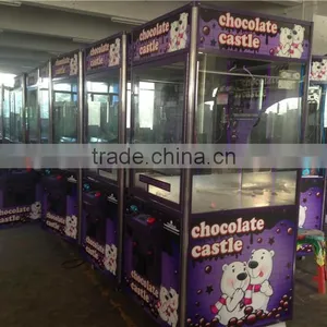 Coin Operated Chocolate Crane Machine 2015new Model Crane Claw Machine for Sale Upright Arcade Game Machine thumbnail-6