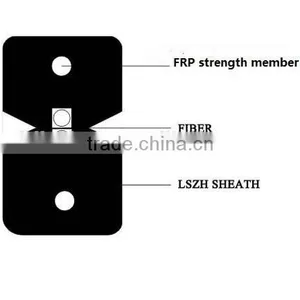 Factory Price Indoor 2 Core FTTH Fiber Cable,fiber Optical Indoor 1core/2core Cable thumbnail-3
