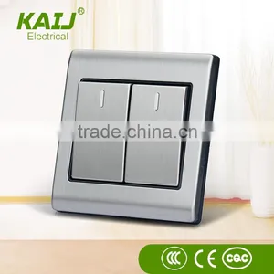 European Standard 2 Gang Light Switch Made in China Xiamen Supplier thumbnail-2