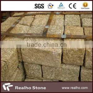 Yellow Granite Cutting Cube Quarry Stone Block for Slab/tile thumbnail-1