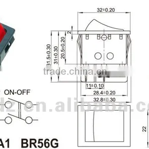 Trip Switch,home Appliance Rocker Switch,air Conditioner Cooling/*/*-switches thumbnail-4
