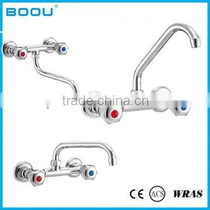 Economic Double Handle Basin Faucet thumbnail-5