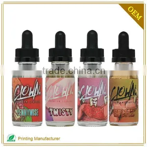 Custom Design E-liquid Bottle Labels Sticker thumbnail-6