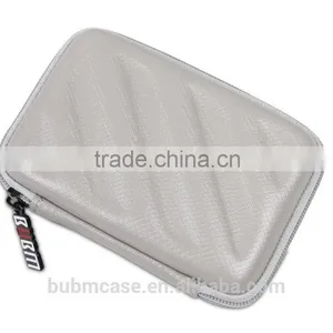 Fashion Bubm PU Silver Mini Digital Storage Bag Usb Headphones Cable Bag Waterproof and it Broke thumbnail-1
