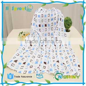 Hot Sales 100% Cotton Muslin Baby Swaddle Wholesale 47x47" After Washing thumbnail-1
