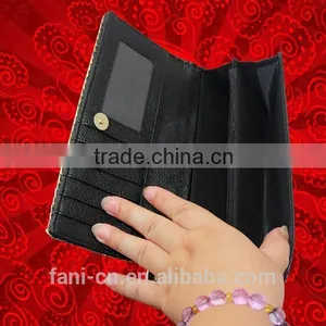 Luxury Style High Quality Leather Wallets for Lady With Chain and Hinge Design thumbnail-6