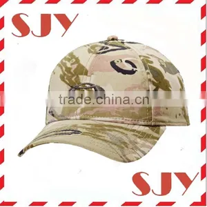 Outdoor Custom Emrboidery 6 Panel Woodland Camo Hunting Hats thumbnail-1