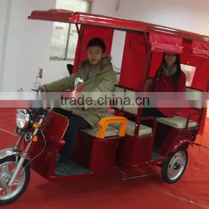 Speed 25km/h 48V850W Eco Friendly Electric Rickshaw for India TRI-8 thumbnail-1