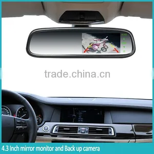 Manufacturing Car Interior Mirror Touch Screen Mirror With 2-videos Input OEM Bracket thumbnail-2