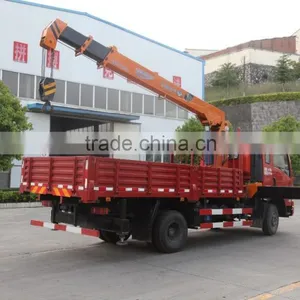5 Ton Truck Mounted Crane SQ5S3 High Quality 125Kn.m at 2.5 m Crane Truck on Sale Truck Crane thumbnail-2