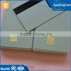 Lastest Design Contact Smart Card With SLE4442 Hico Magnetic Stripe Chip Cards thumbnail-1