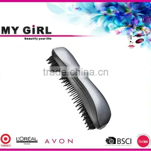 2016 MY GIRL Ningbo Wholesale High Quality Detangling Hair Bush Black Rubber Air Cushion Detangling Brush thumbnail-2