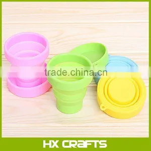Custom Silicone Cups,Silicone Foldable Cups,Silicone Collapsible Cups thumbnail-1
