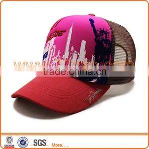 Cheap Custom Polyester and Mesh Trucker Printing Cap thumbnail-1