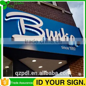 New!!! 3 Years Warranty 3D Acrylic Outdoor Building Signage With Wall Mounting thumbnail-1