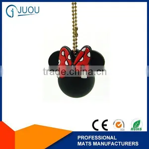 3d Custom Shaped Soft Pvc Keychain With MINNIE Shape thumbnail-1