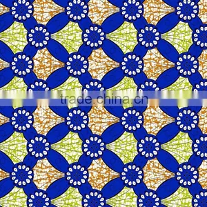 HOT SALE!!!wholesale China Factory 100% Cotton African Wax Printed Fabric thumbnail-3