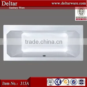 Foshan Bathtub Manufacturer Acrylic Bath Tubs, Standard Dimensions Bathroom Tubs, Solid Surface Bathtub for Sale thumbnail-3