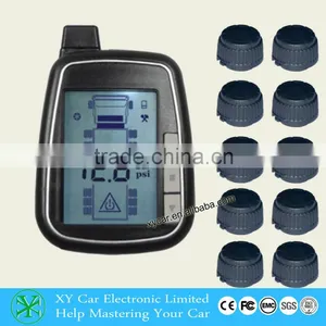 Automatic Wireless Leak Alarm Truck Tire Pressure Monitor System With 10 Sensor XY-TPMS610E thumbnail-1