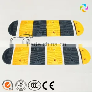 Effectively Traffic Calming Reflective Rubber Speed Bump thumbnail-1