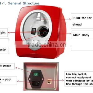 LD6021C ORIGIANL Factory Portable Dialysis Machine/facial Skin Analyzer Machine Skin Scan/skin Analyser for Face thumbnail-2