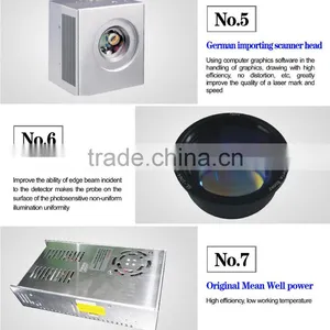 2015 New Hot Sale Cheap 20W Cable Glasses Frame Metal QR Printing Optical Fiber Laser Marking Machine Best Price thumbnail-2