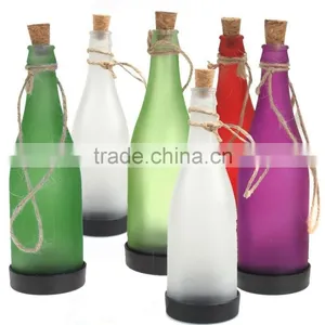 Small Solar Bottle Lanterns , Rope &glass Design Lights thumbnail-2
