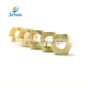 Made in China Hex Brass Nut,cnc Brass Lathe Turning thumbnail-1