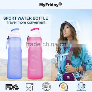 2017 NEW Sports Water Bottles Can Printing Logo BPA FREE Water Bottle thumbnail-6