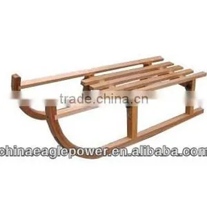 Foldable Wooden Snow Sled thumbnail-1