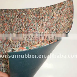 Safety Gym Rubber Tile ,rubber Tile Used in Fitness Room ,15-50mm Gym Floor Tile thumbnail-1