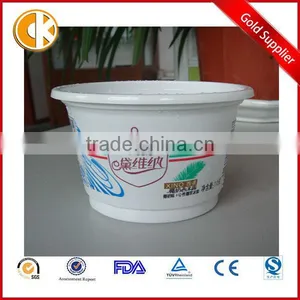 Milky White Mini Disposable Plastic Dessert Cup With Cover thumbnail-1