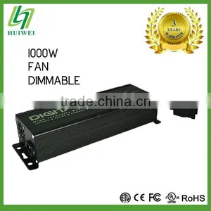 Hydroponic Light Ballast 1000W Dimmable With Cooling Fan HID Ballast thumbnail-3