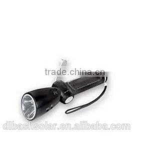 China Factory Price Time Crank Dynamo Solar Flashlight thumbnail-3