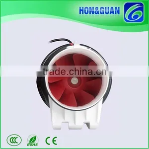 Sound Absorbent Insulation 5Inch 125mm Super Silent Mixed Flow Inline Duct Fan thumbnail-4