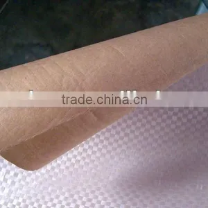 150g Solid Roll/ Piece Pp/pe Woven Fabric Compound Kraft Paper/manufactory thumbnail-1