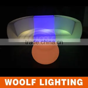 Hotel Leisure Modern Glow Light up LED Sofa thumbnail-4