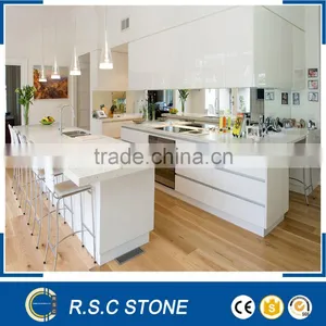 White Quartz Kitchen Countertop Quartz Table Top thumbnail-1