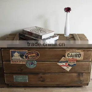Retro Steamer Travel Storage Trunk thumbnail-2