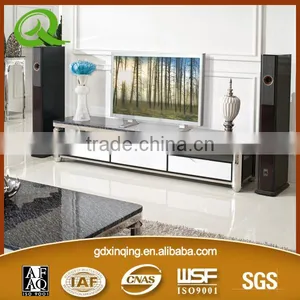 E350 Modern Living Room Furniture Tempered Glass tv Stand thumbnail-1