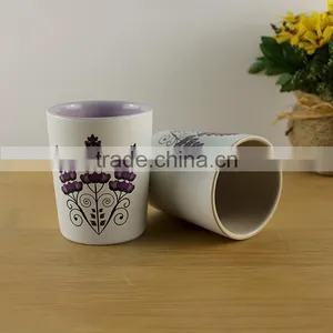 Cheap Votive Customized Print Wedding Decorative Porcelain Candle Jars Ceramic Pillar Tea Light Outdoor Candle Holders thumbnail-4
