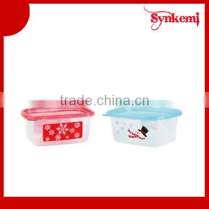 Square Shaped Plastic Christmas Container Storage thumbnail-1