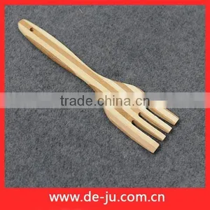 Eco Friendly Bamboo Bottom Hollow Teeth Spatula Big Spoon thumbnail-1