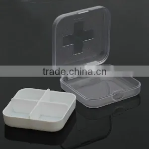 Custom Logo Promotional Plastic Travel Pill Container Travel Pill Box thumbnail-1