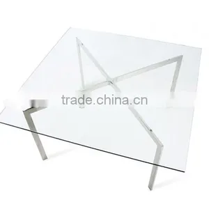 BJ2208 Barcelona Coffee Glass Dining Table in Living Room Furniture thumbnail-1