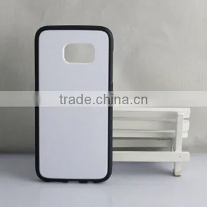 Matte TPU+PC Bottom Creative Blank Phone Case for Samsung s7 Edge thumbnail-3