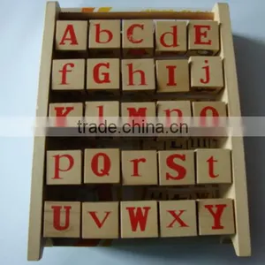 Custom Alphabet Wooden Block Set,wooden Alphabet Blocks Toy thumbnail-1