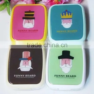 Supply Fashion Cute Cartoon Mr. Beard Contact Lens Box thumbnail-1