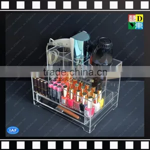 High Quality Storage Cosmetic Box Jewelry Case Brush Holder Acrylic Makeup Organizer thumbnail-1