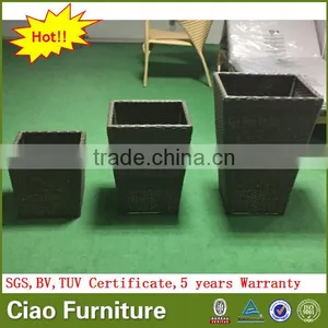 Garden Rattan Plant Pot Outdoor Flower Planter thumbnail-2